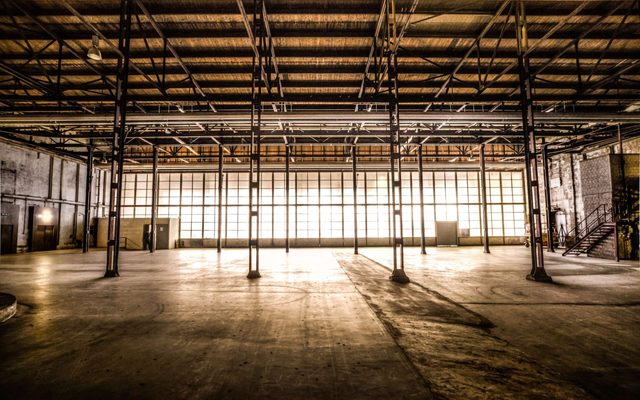 Hangar, Building, Indoors
