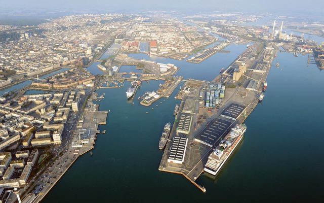 Le Havre's Port, Normandie, France
