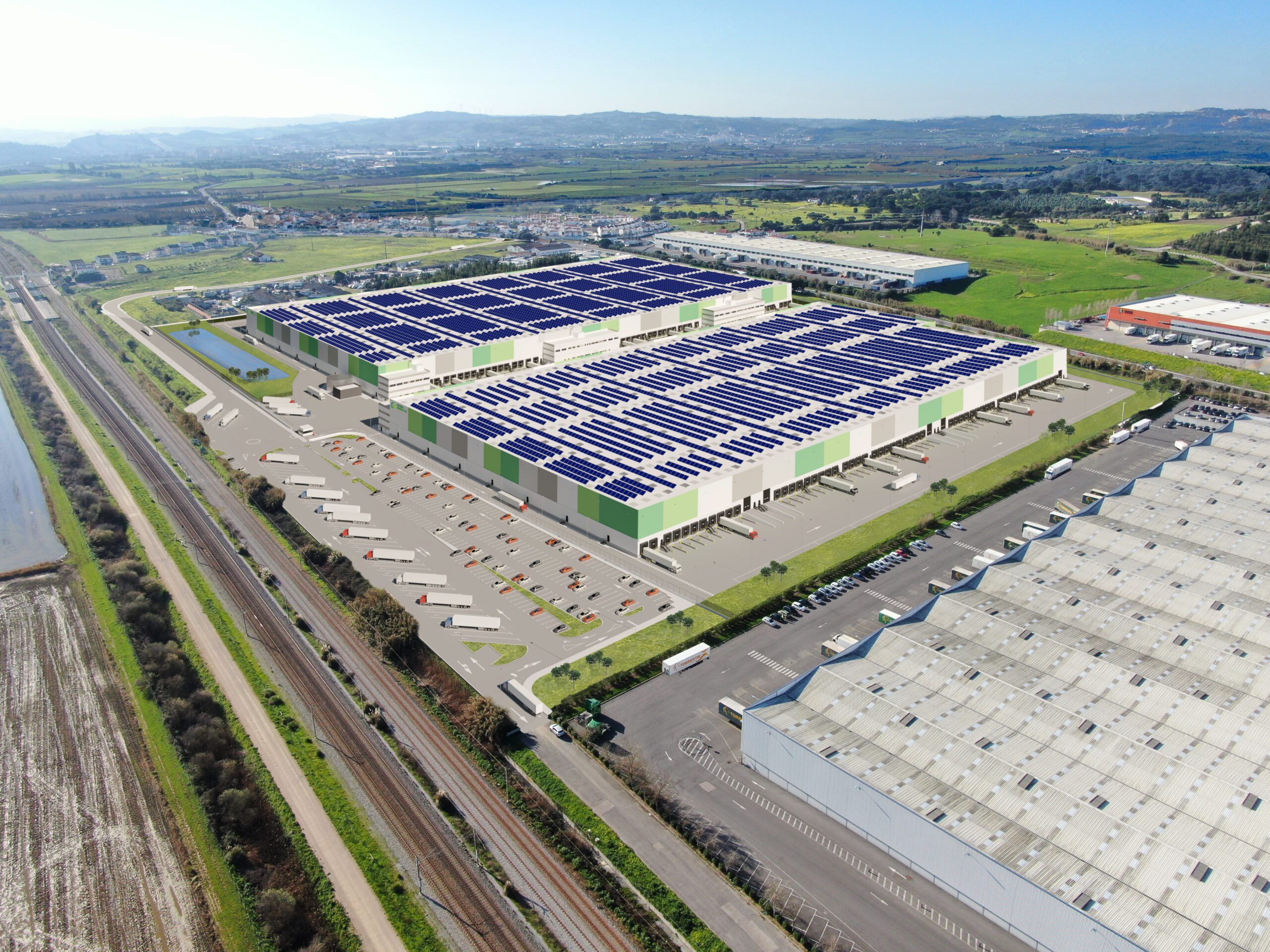 Aquila conclui primeiro edifício no parque logístico de 100 milhões de euros em Portugal